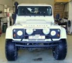 Modified Land Rover Defenders