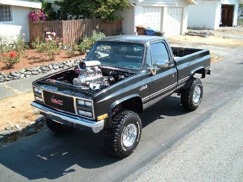 1984 Chevy with a 1989 front clip