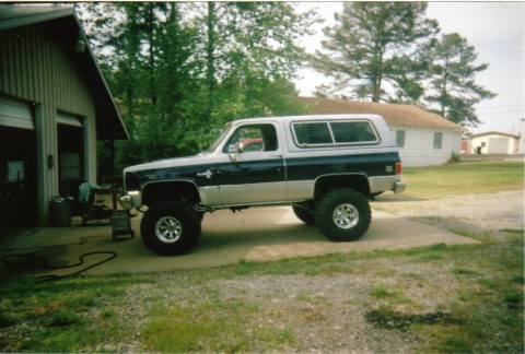 This Blazer started out as going to be a mud riding truck until one night I