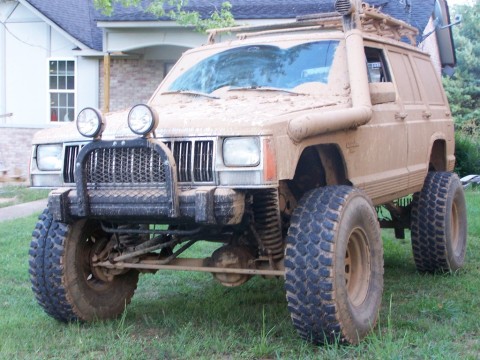 2000 Jeep Cherokee Sport Lifted. front bumper - JeepForum.