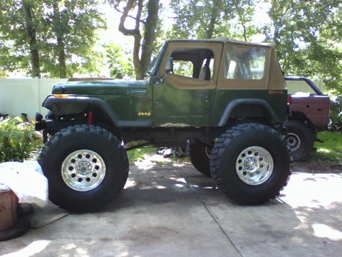  comp springs 11/4 shackles and a 3 inch body lift. 1995 Jeep Wrangler