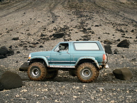 Muddy tires