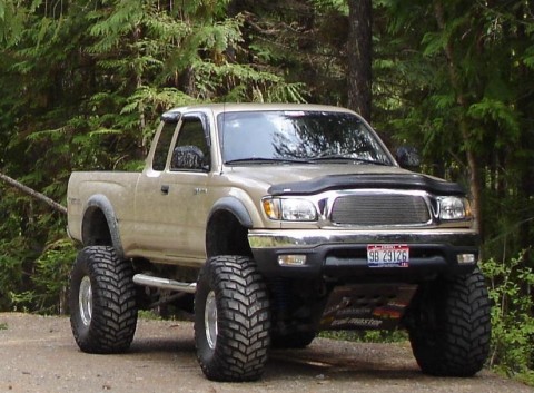  Road Tires on Toyota Tacoma Extended Cab 2001 Tacoma Trd 4x4
