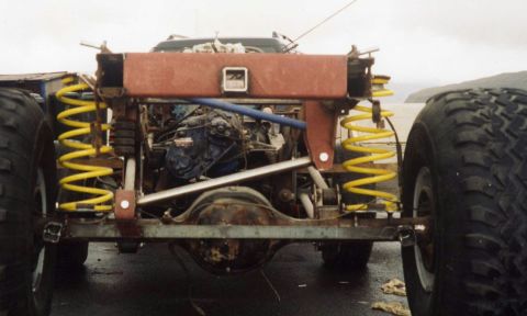 4x4 Ford Bronco 1974 - rear suspension