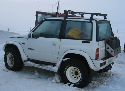 Suzuki Vitara on 31 inch tires Because it is so light it is incredibly 