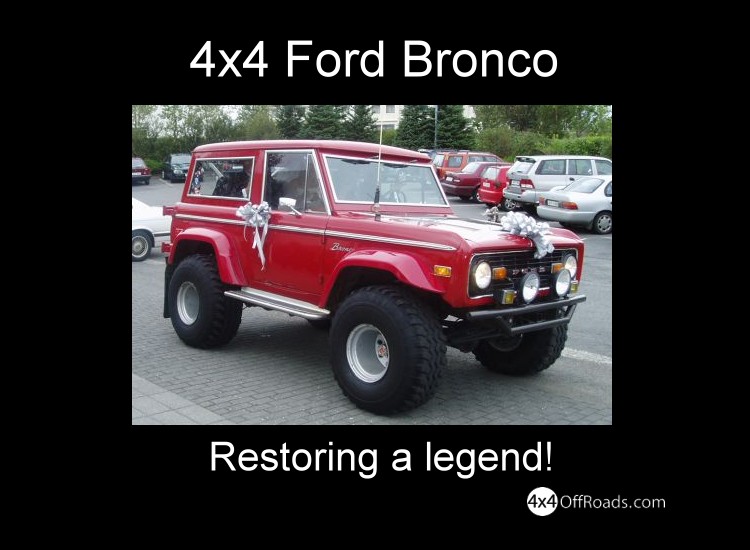 4x4 Ford Bronco 1974 - start