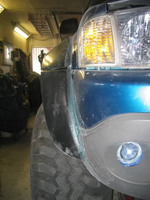 Custom Sport Trac - Fender Flares - Front View