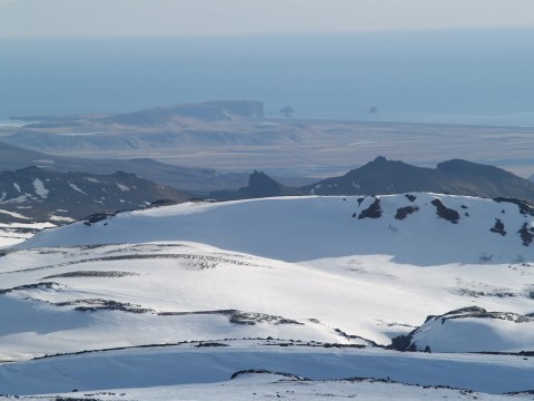 Eyjafjallajokull - view to Dyrholaey