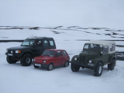 Land Rover, Fiat and Gaz 69