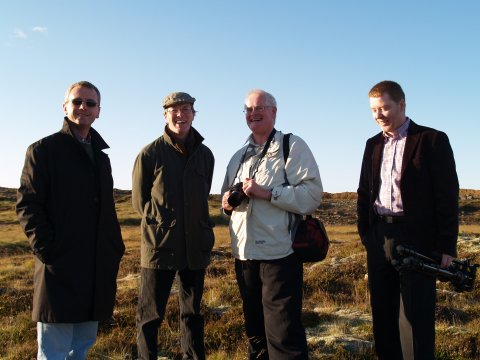 Clive Bowen, Charles Armstrong-Wilson, Olafur Gudmundsson and Gardar Gardarsson.