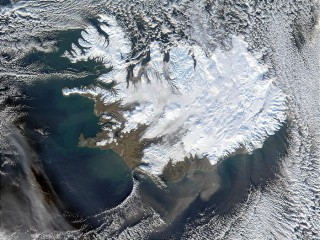 Iceland by NASA Visible Earth Web