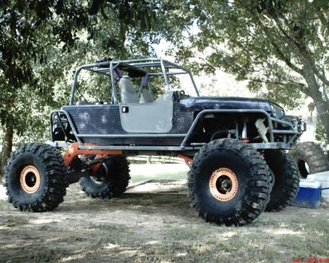 Jeep Hand Made Frame Hand made frame suspension full hydraulic steering 