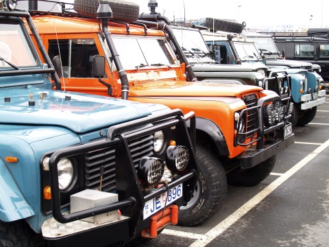 Land Rovers ready and able