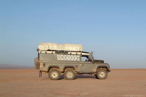 Manfred's 6x6 Land Rover. After quite a bit of modifications, 
