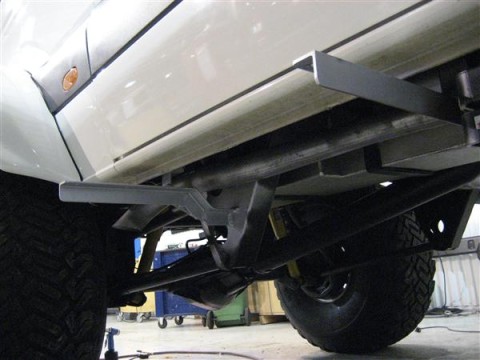 Custom built sidesteps have to be well supported.