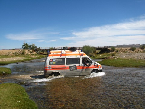 Mongol Rally Ambulance