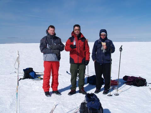 Offroad Eiríksjökull - at the top