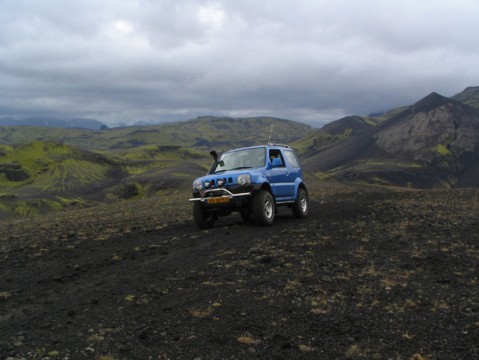 A beautiful track through similar landscapes (Fjallabak Syðri) 