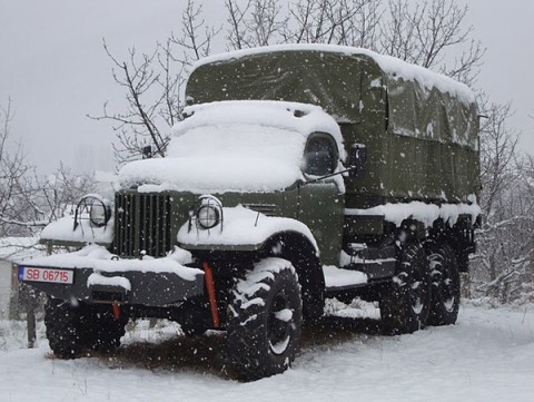 Old Russian Army Truck - ZIL 157