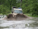 Rainy season "fun in the mud"
