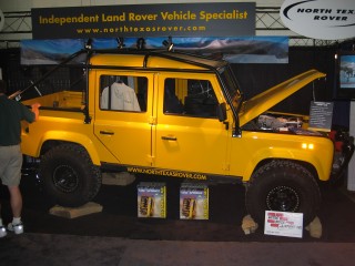 land rover truck