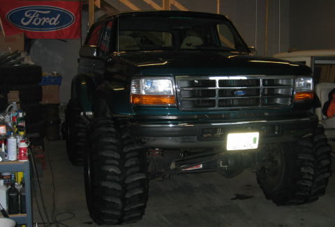 1996 Ford bronco custom exhaust