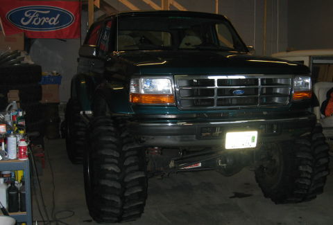 In the garage