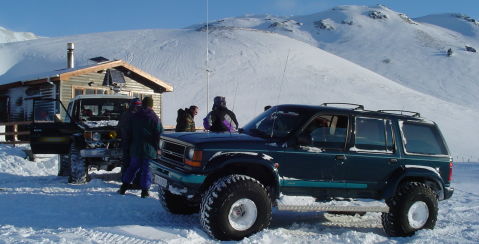 1995 Ford Explorer on 38 inch tires.