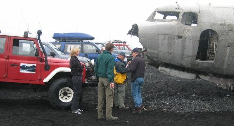 Crashed DC-3