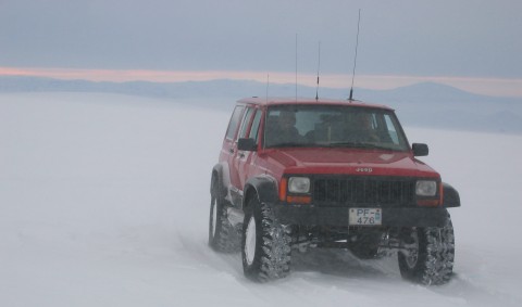 Einar with a view to mt. Hekla