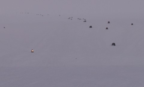 OffRoad Trip Trouble - trucks on Langjokull