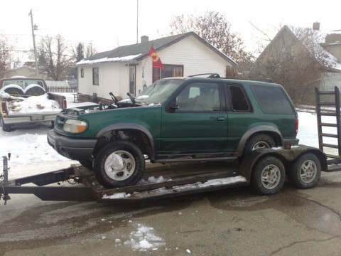 1999 Ford explorer sport rear bumper #4