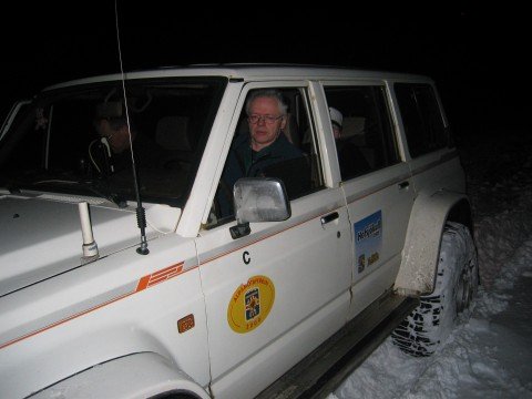 Omar in fresh snow