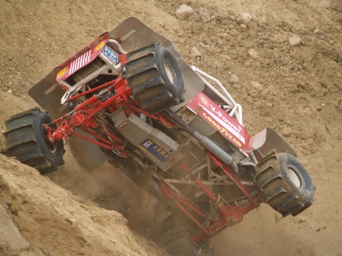 Sigurdur Thor Jonsson from Iceland rolling his truck