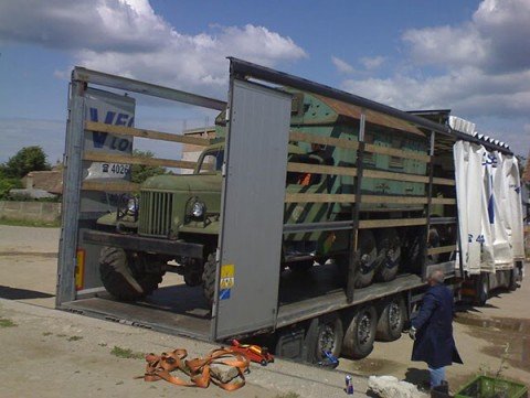 Old Russian Army Truck - ZIL 157