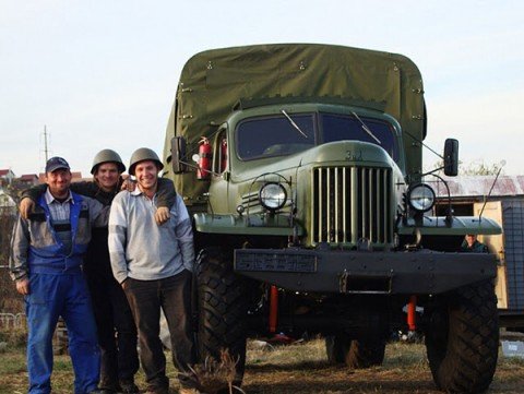 Old Russian Army Truck - ZIL 157