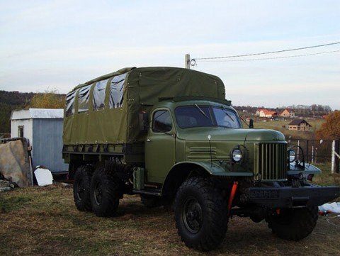 Old Russian Army Truck - ZIL 157