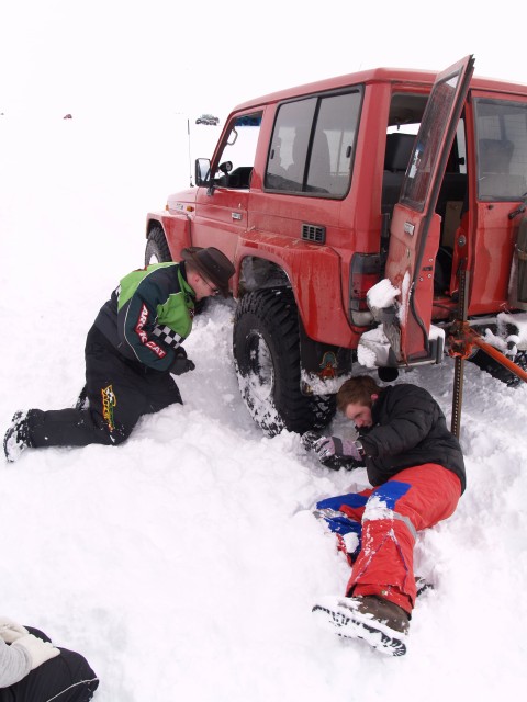 OffRoad Trip Trouble - Tire off the rim