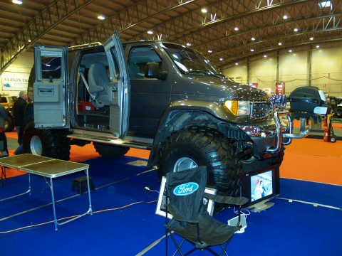 Ford Econoline on 49 inch tires