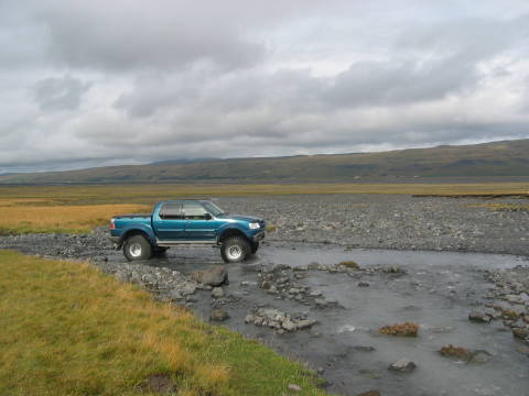 Creeks on route to Thorsmork