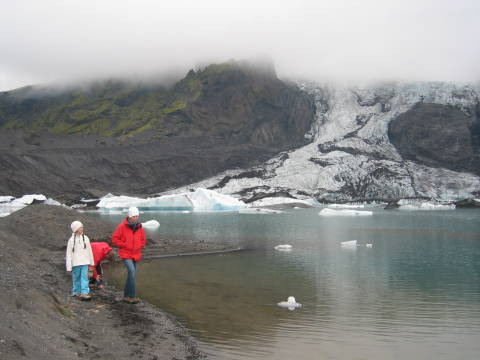 Close to the glacier