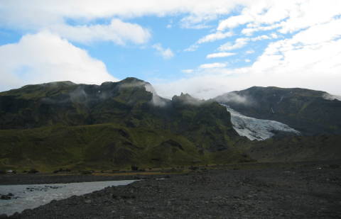 Nice view to the glacier