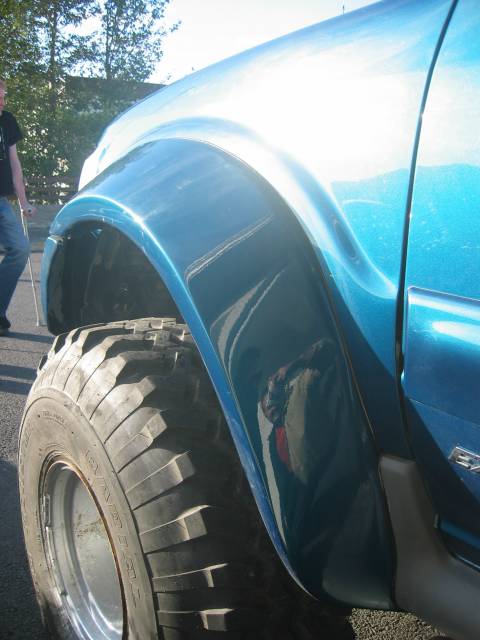 Custom Sport Trac - Fender Flares - Covering the wheels