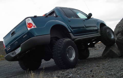 Custom Sport Trac:Testing the Suspension and Steering