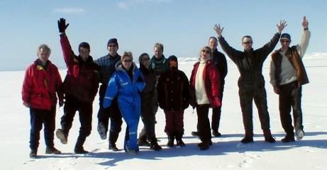 Einar with friends