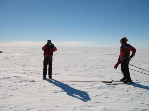 Arrival At the South Pole Station