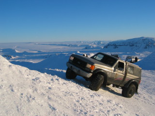 At the top of Skjaldbreidur