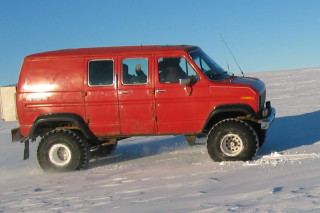 Econoline on Langjokull