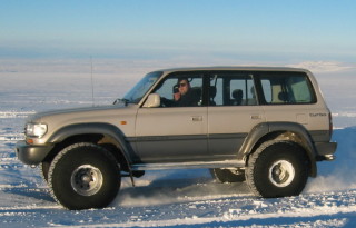 Land Cruiser on Langjokull