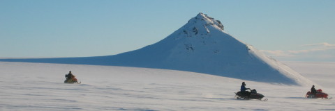 Snowmobiles at Langjokull